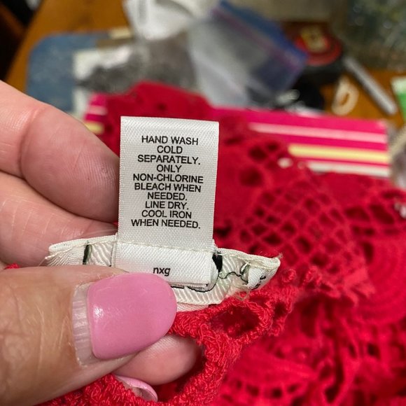 NWT Sz M Cato Crocheted Top - Beautifully Detailed - Picture 9 of 10